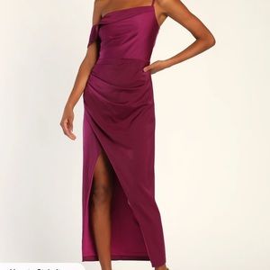 Lulus Showing Off A Little Midi Dress